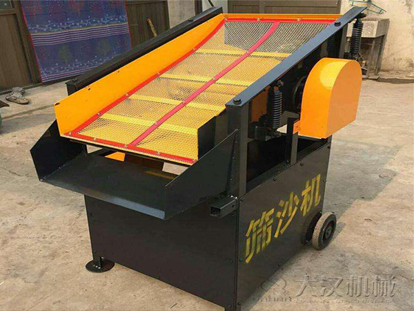 小型振動(dòng)篩沙機(jī)