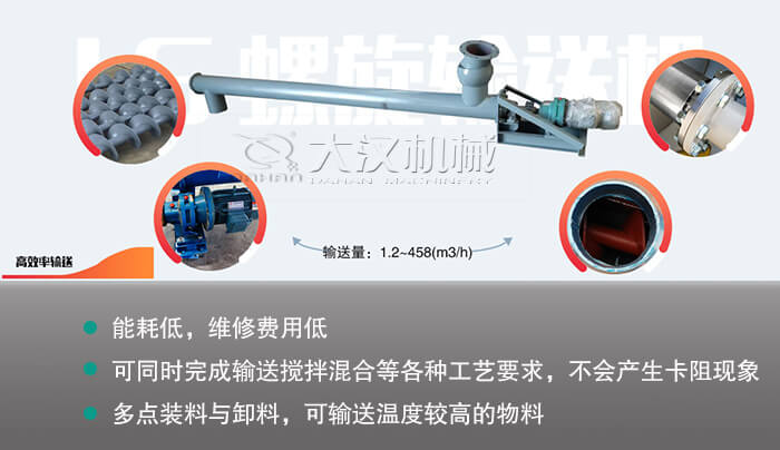 螺旋管輸送機(jī)優(yōu)勢(shì)