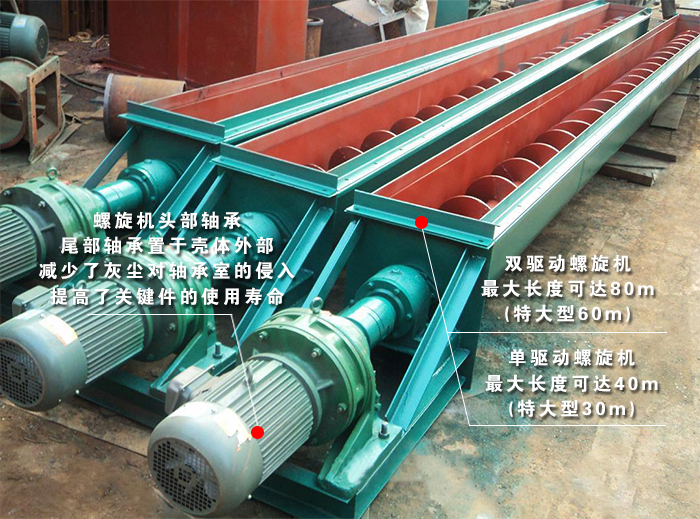 管式螺旋給料機(jī)驅(qū)動(dòng)